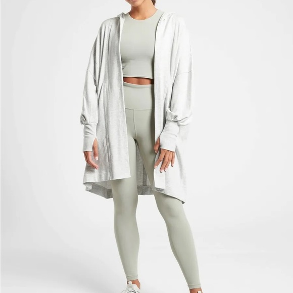 Athleta Mantra Hooded Oversized Wrap Cardigan - Picture 9 of 9